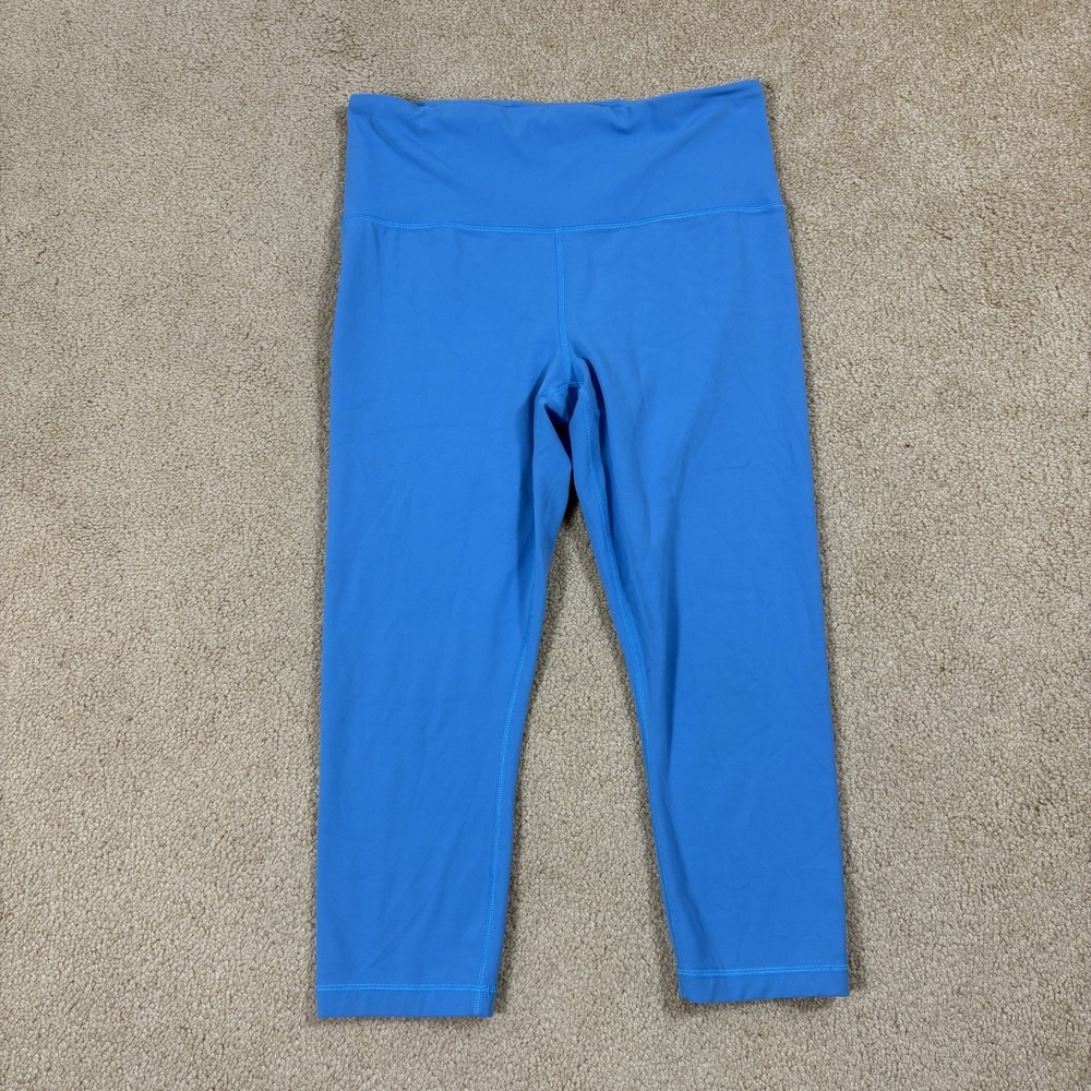 Athleta Ultra High Rise Elation Capri Tight Leggings Women's M Medium Blue